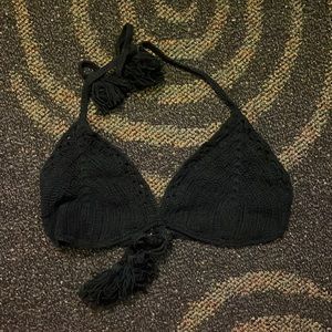 Crochet Aerie bikini top